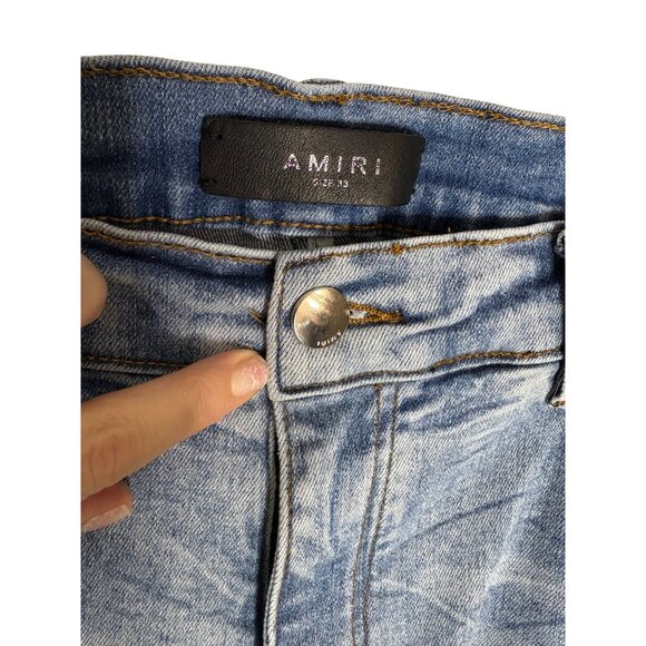 AMIRI Grunge Patch Distressed Jean-sz 33 (Waist 31) - Picture 8 of 16